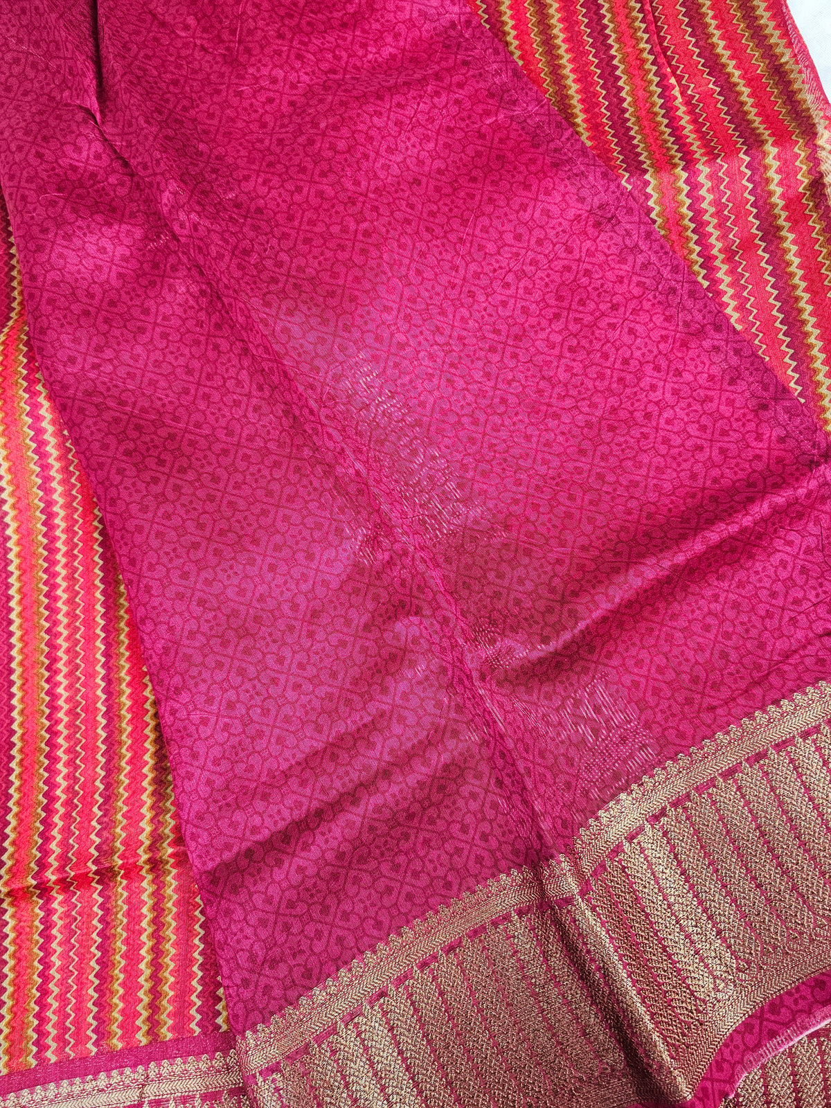 Pure Chanderi Butter Silk - Multi Shade