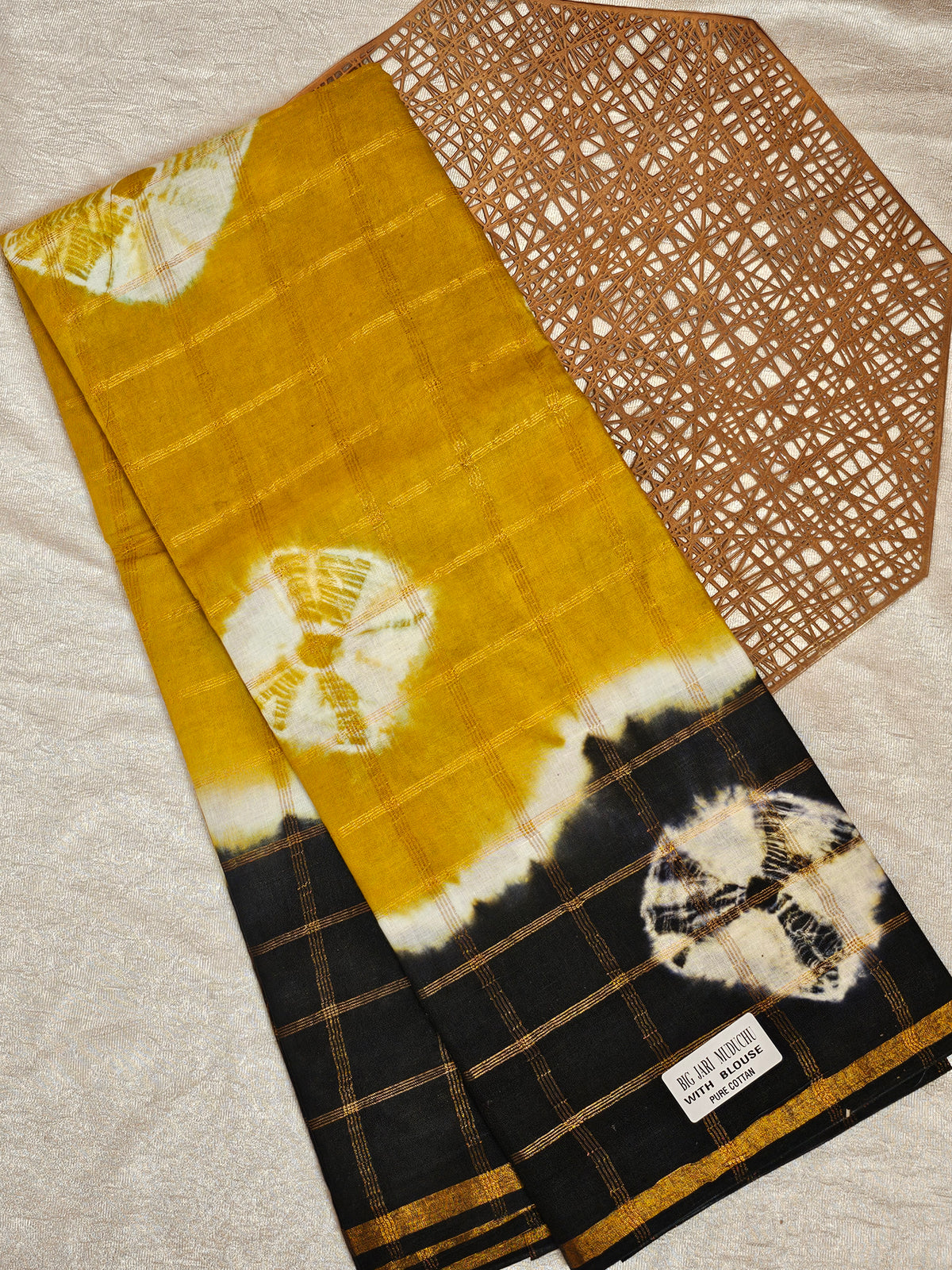 Madurai Sungadi Cotton Checks Saree - Sea Green with Blue