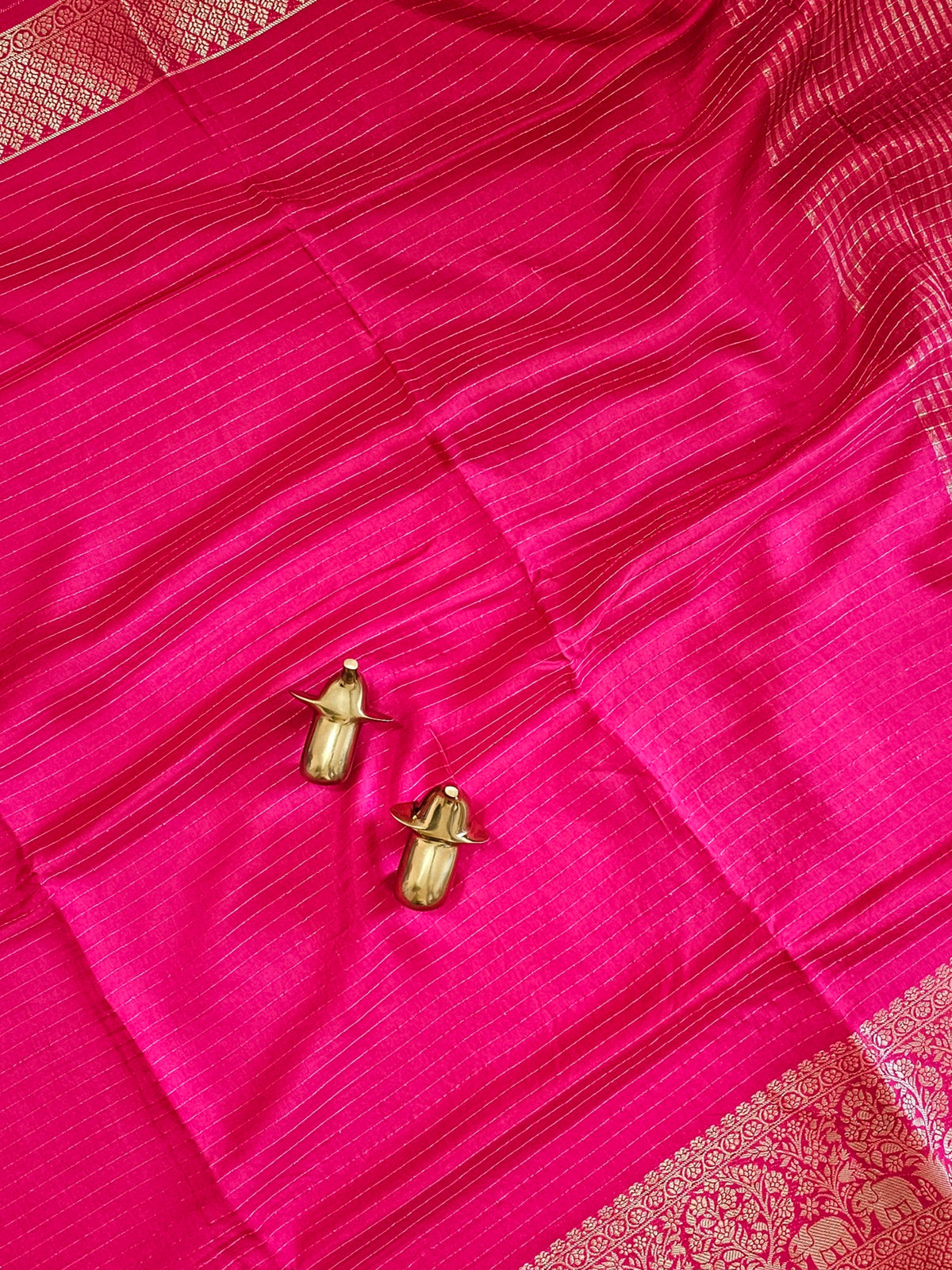 Semi Mysore Crepe Silk Saree - Pink