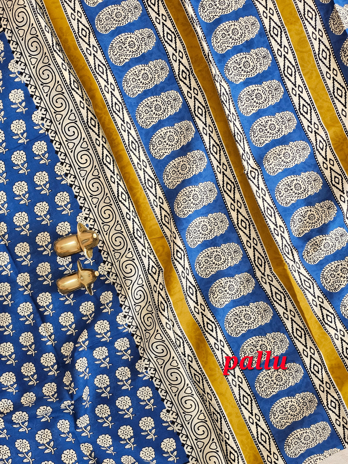 Mul Mul Cotton  - Blue