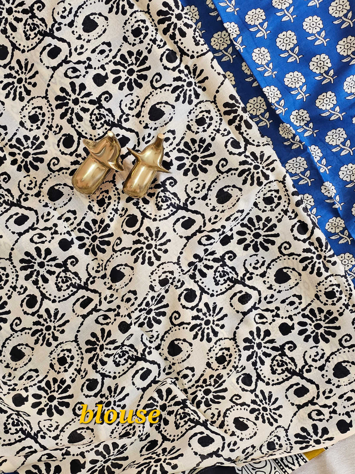 Mul Mul Cotton  - Blue