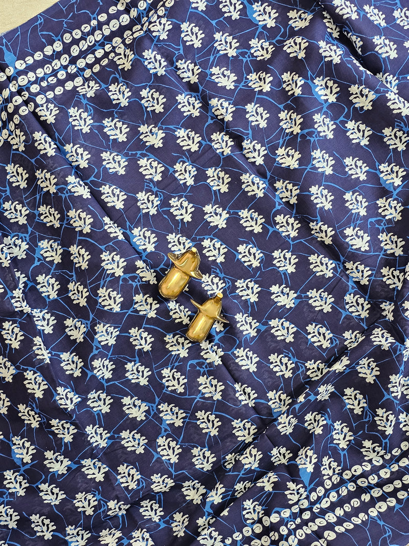 Mul Mul Cotton  - Blue