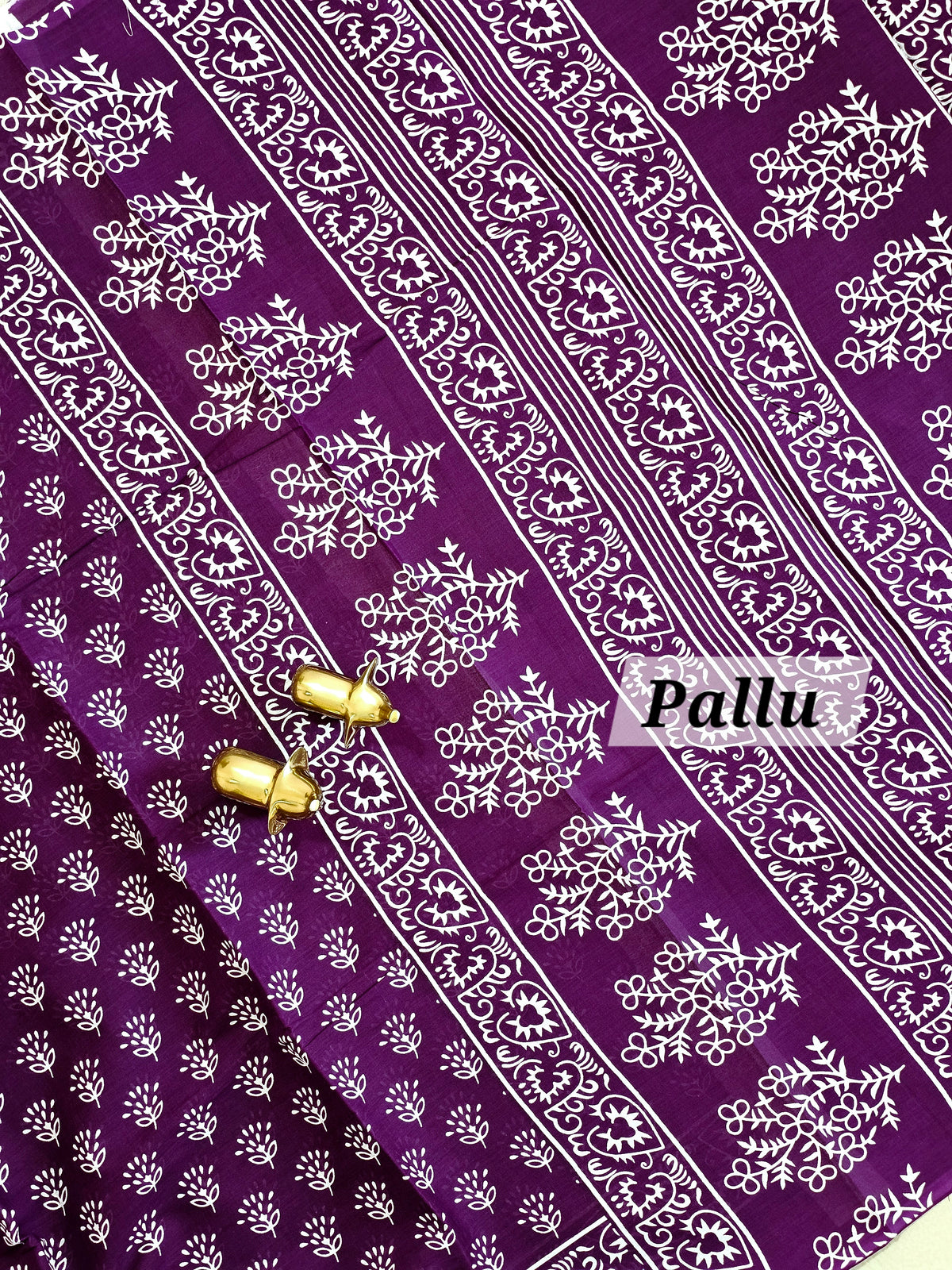 Mul Mul Cotton  - Purple