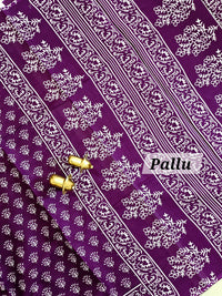 Mul Mul Cotton  - Purple