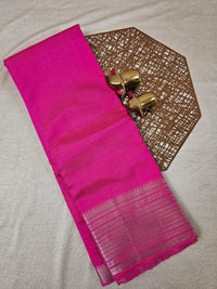 Handwoven Mangalagiri Pattu Saree - Pink
