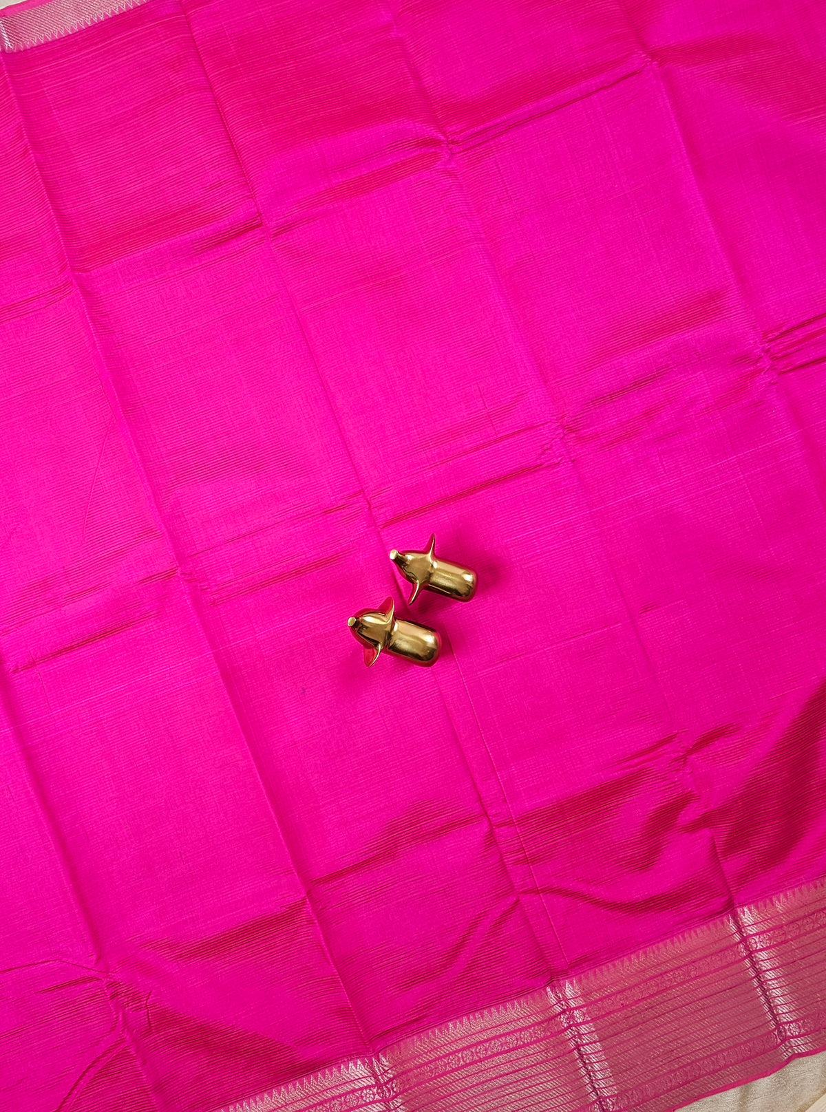 Handwoven Mangalagiri Pattu Saree - Pink