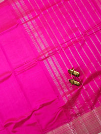 Handwoven Mangalagiri Pattu Saree - Pink
