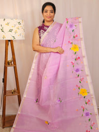 Semi Tussar Kota with Hand Painted Saree - Lilca