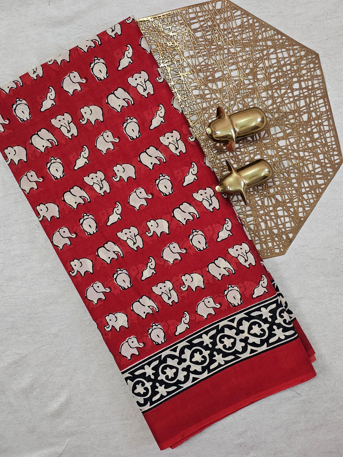 Mul Mul Cotton  - Red