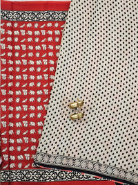 Mul Mul Cotton  - Red