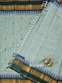 Chettinad Cotton Saree - Pastel Green