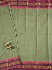Chettinad Cotton Saree - Green
