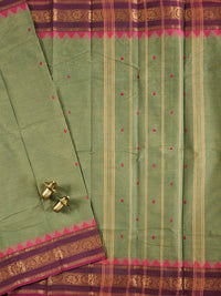 Chettinad Cotton Saree - Green