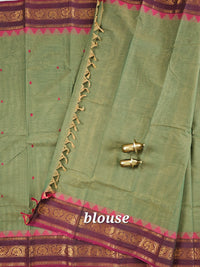 Chettinad Cotton Saree - Green