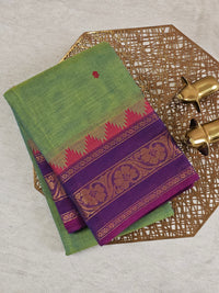 Chettinad Cotton Saree - Green