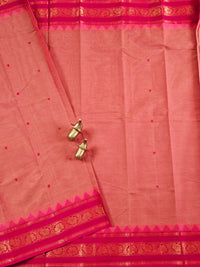 Chettinad Cotton Saree - Dual Shade Pink