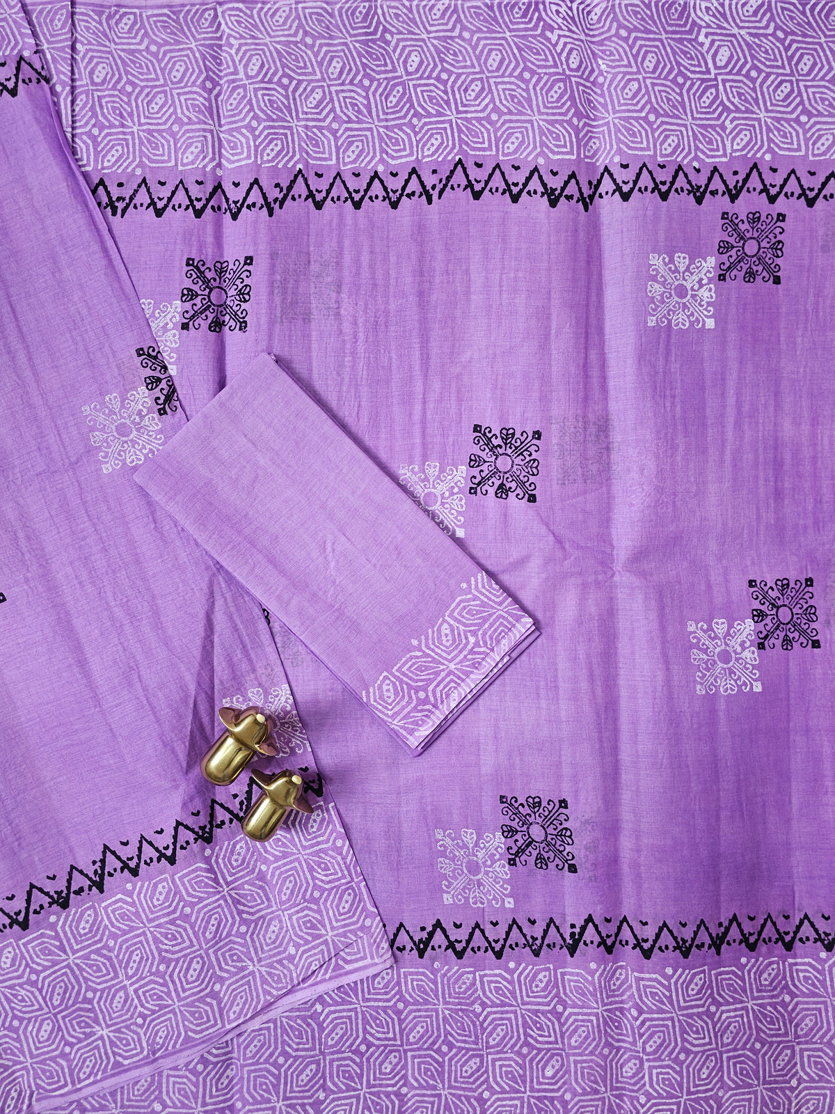 Pure Cotton with Hand Block Prints - Lilca