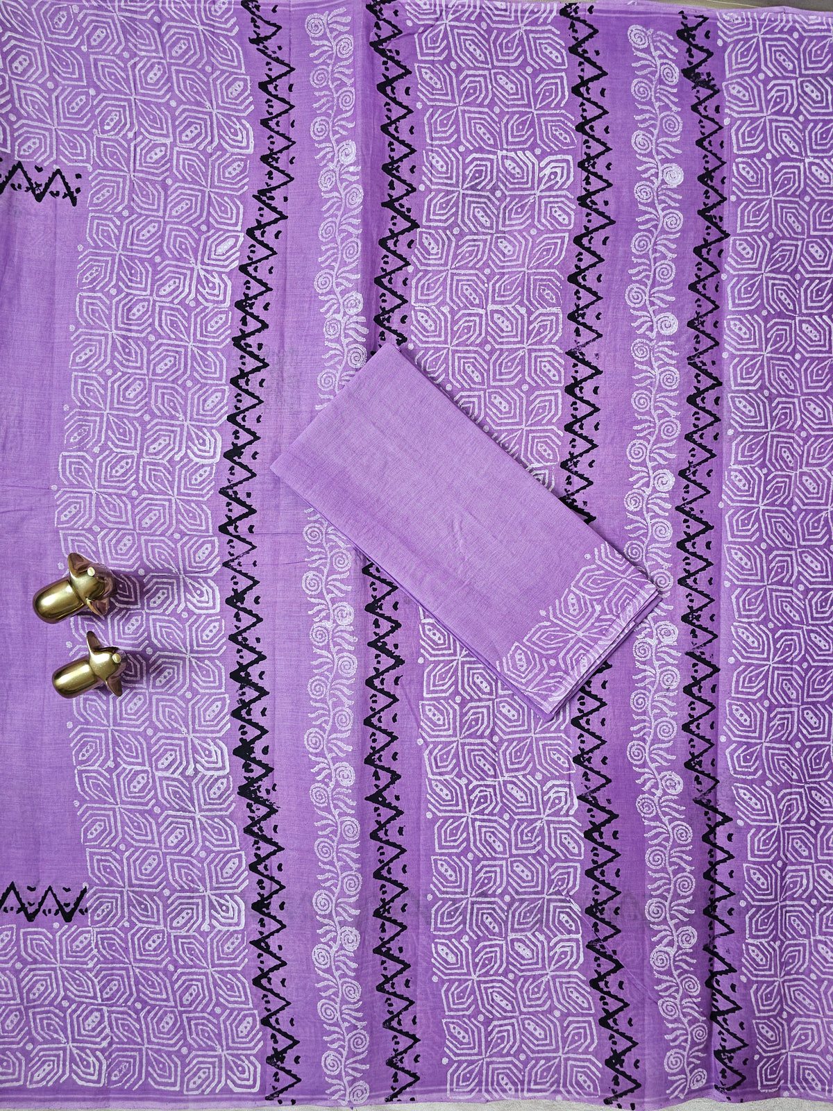 Pure Cotton with Hand Block Prints - Lilca