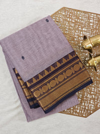Chettinad Cotton Saree - Onion Pink