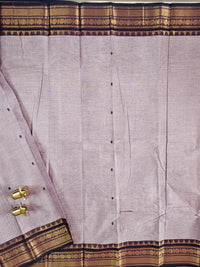 Chettinad Cotton Saree - Onion Pink
