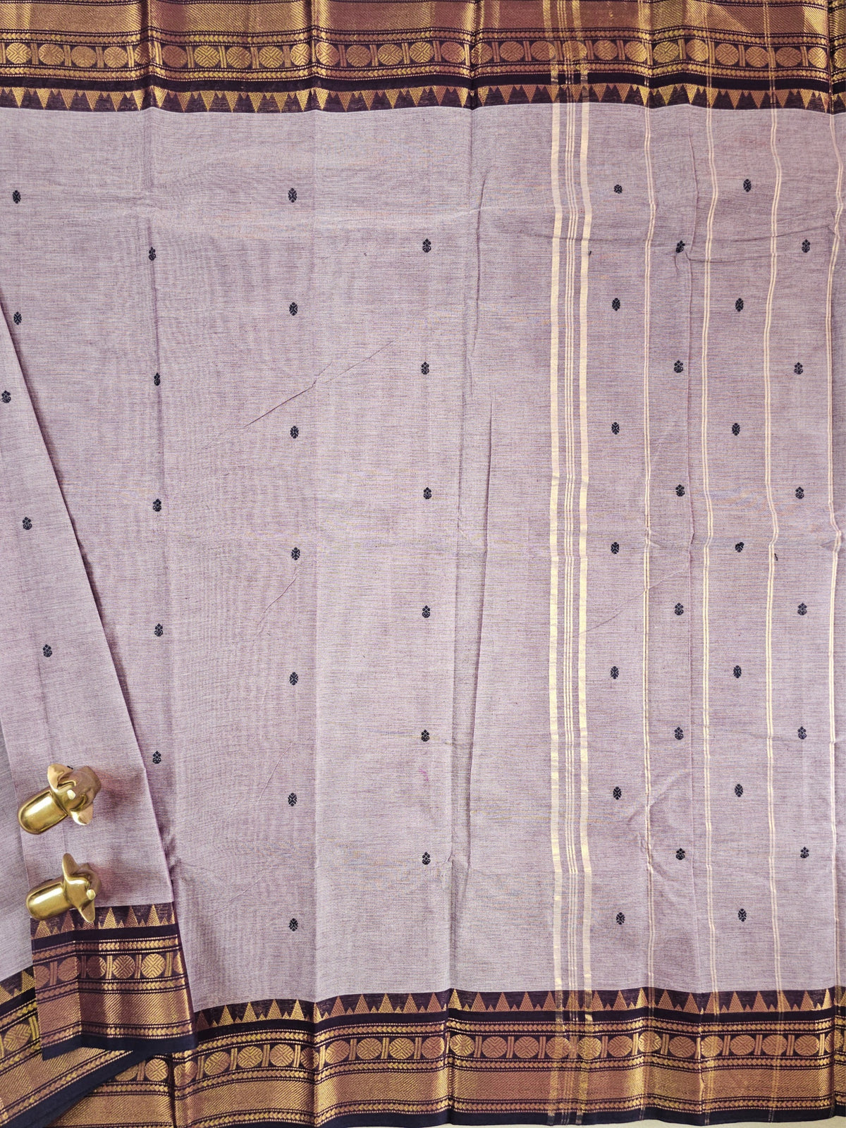 Chettinad Cotton Saree - Onion Pink