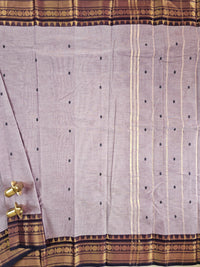 Chettinad Cotton Saree - Onion Pink