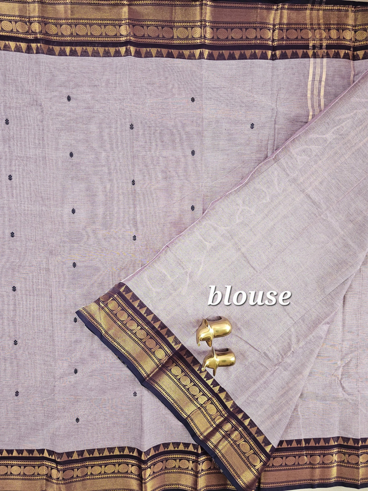 Chettinad Cotton Saree - Onion Pink