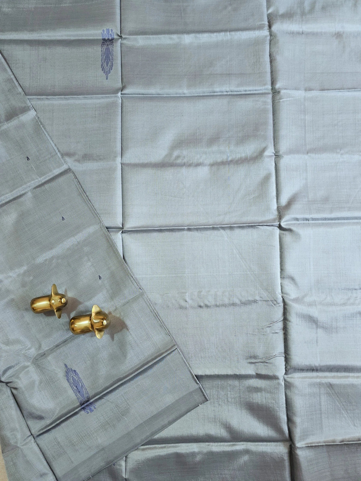 Chinnalampattu Saree - Grey with Pink