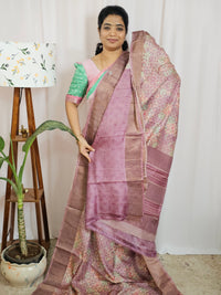 Pure Desi Tussar - Onion Pink