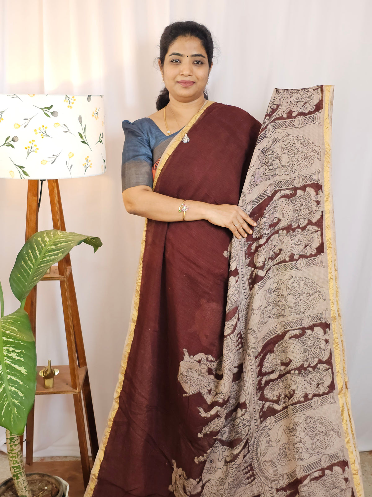 Kota Cotton Sarees - Maroon