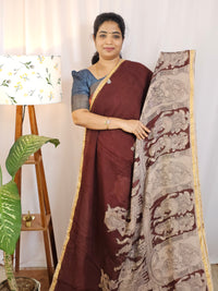 Kota Cotton Sarees - Maroon