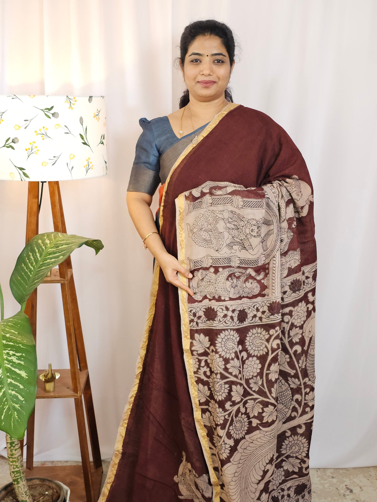 Kota Cotton Sarees - Maroon