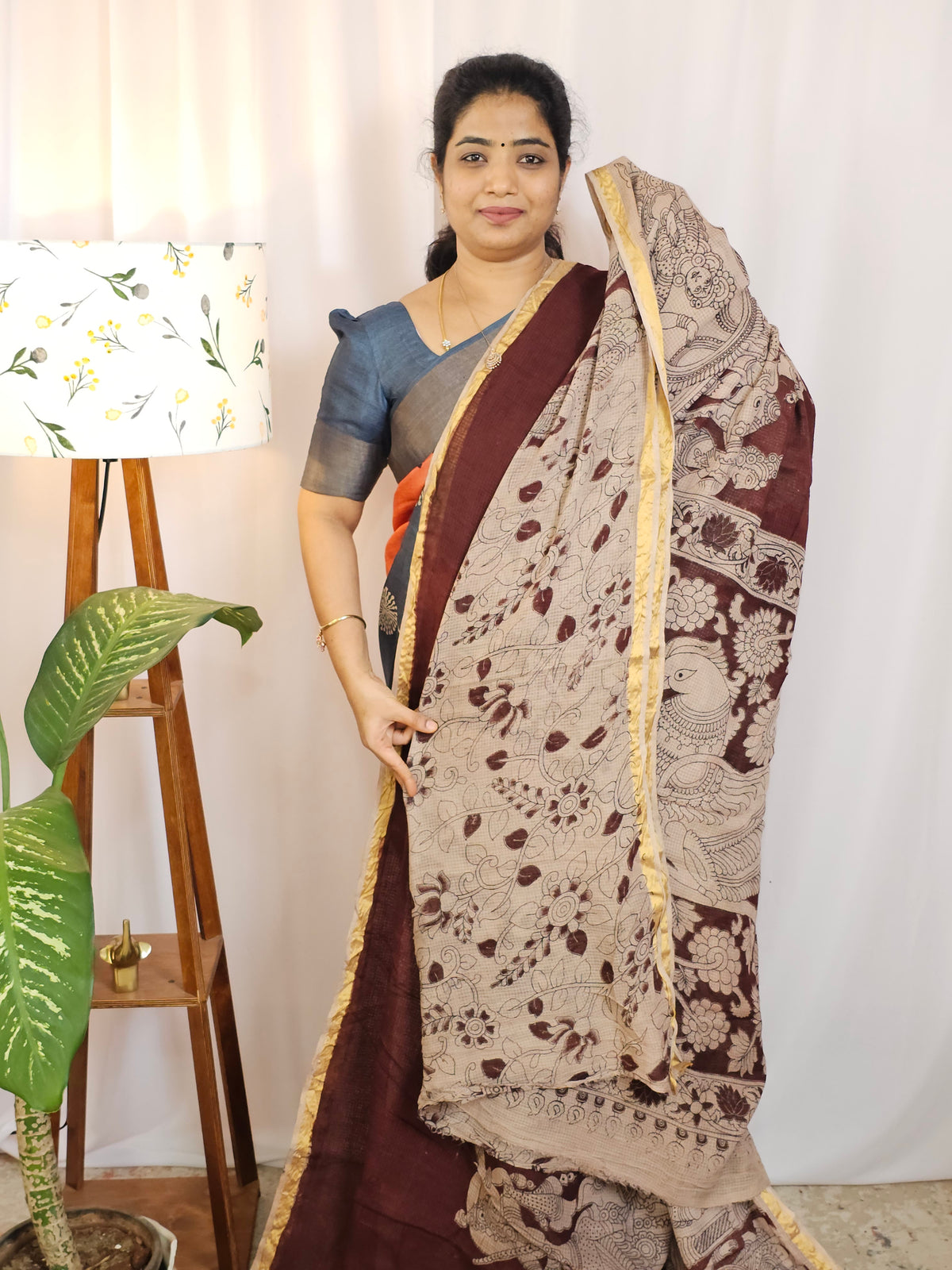 Kota Cotton Sarees - Maroon