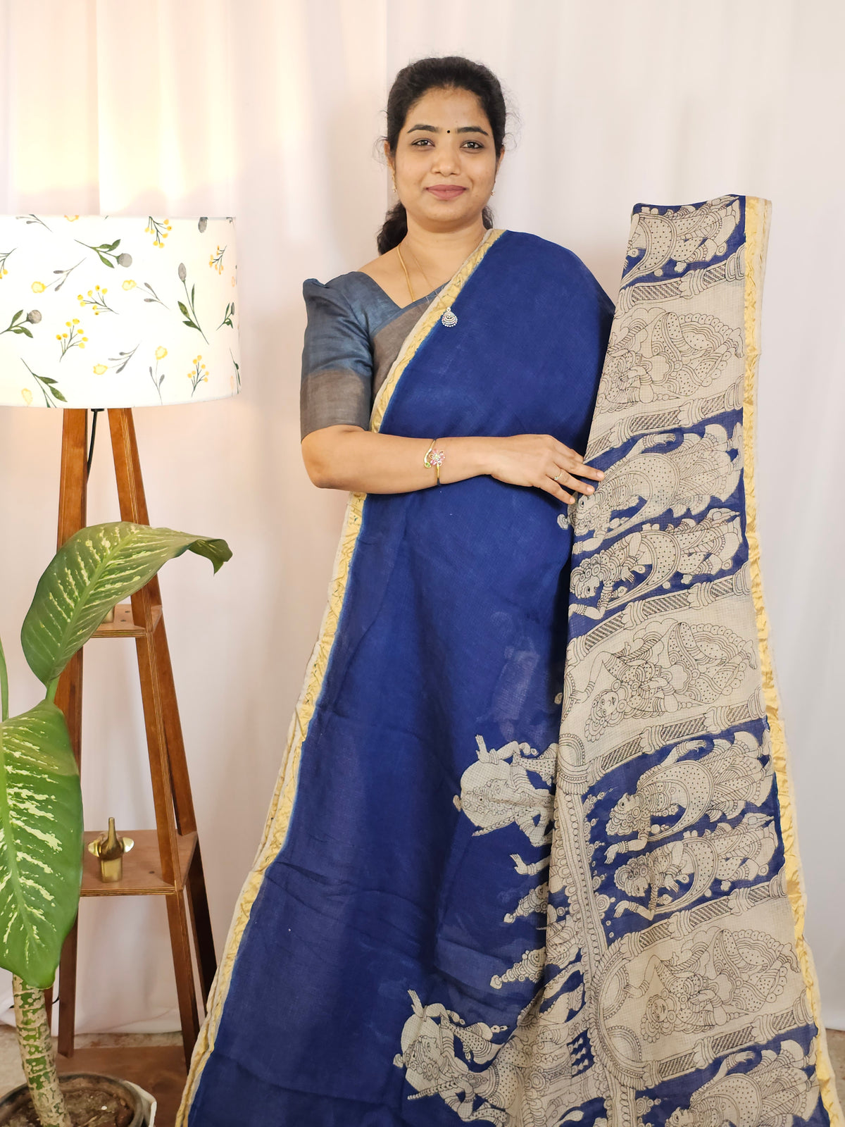 Kota Cotton Sarees - Blue