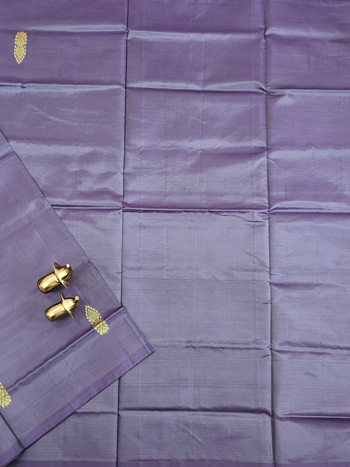 Chinnalampattu Saree - Lavender with Pale Yellow