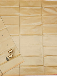 Chinnalampattu Saree - Sandal with Peachish Pink