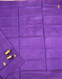 Chinnalampattu Saree - Purple with Pink