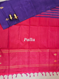 Chinnalampattu Saree - Purple with Pink