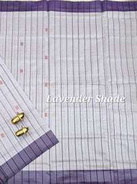 Chinnalampattu Saree - Lavender with Purple