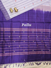 Chinnalampattu Saree - Lavender with Purple