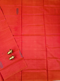 Chinnalampattu Saree - Orange with Green
