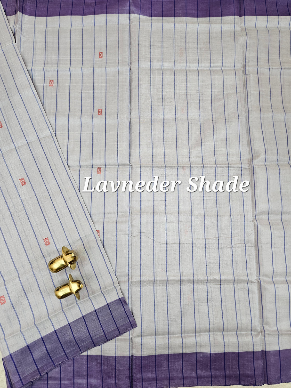 Chinnalampattu Saree - Lavender with Blue