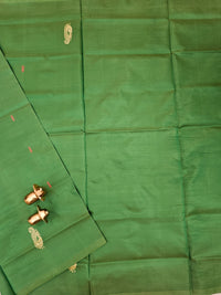Chinnalampattu Saree - Green with Red