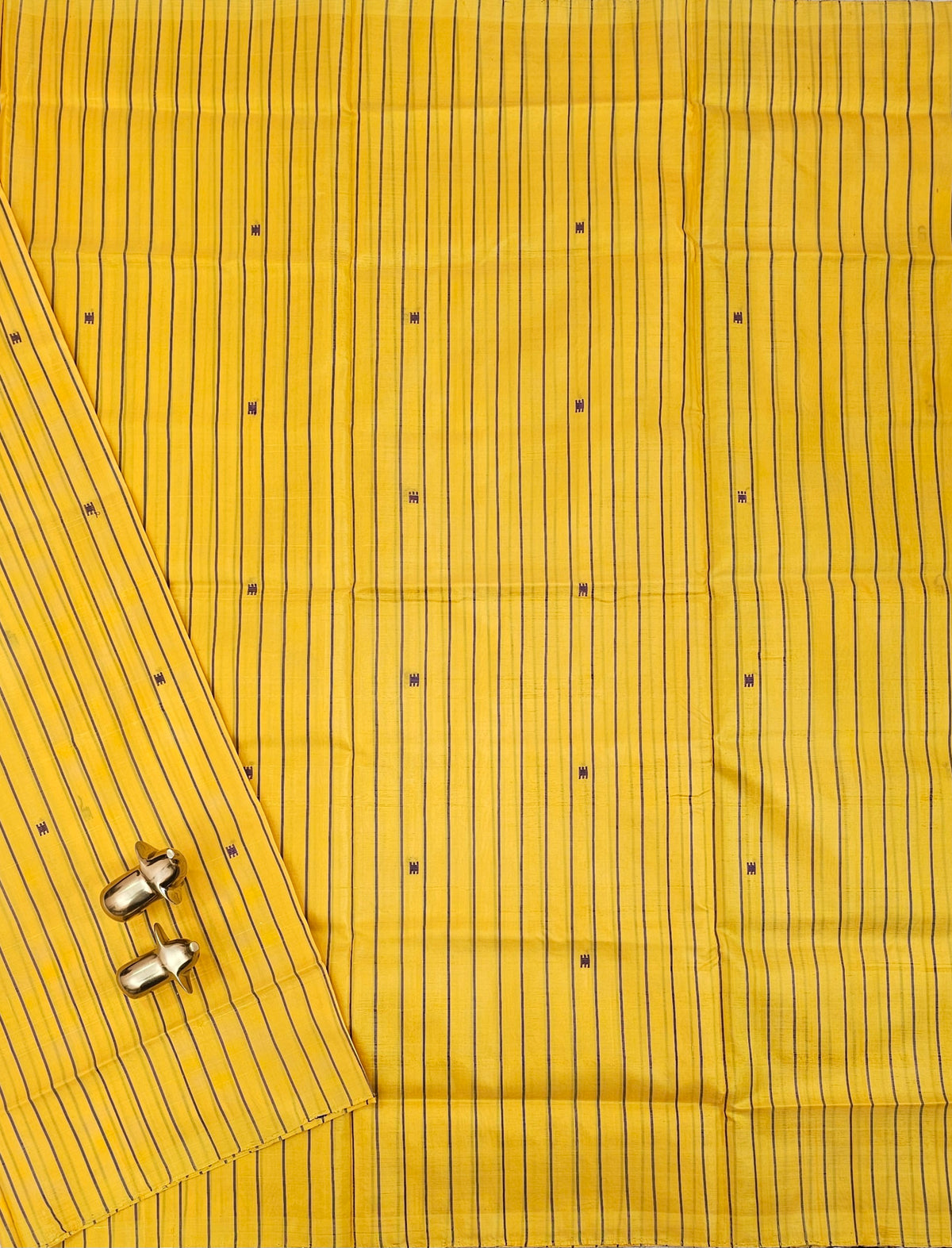 Chinnalampattu Saree - Yellow with Purple