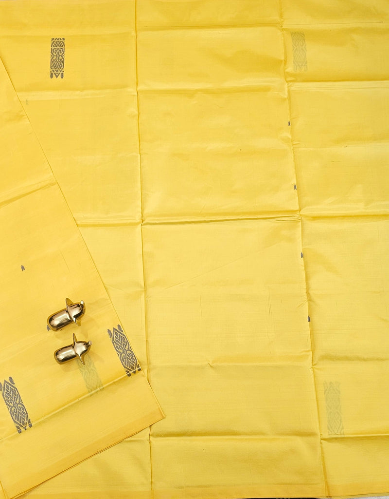 Chinnalampattu Saree - Yellow with Green