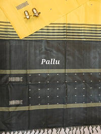Chinnalampattu Saree - Yellow with Green