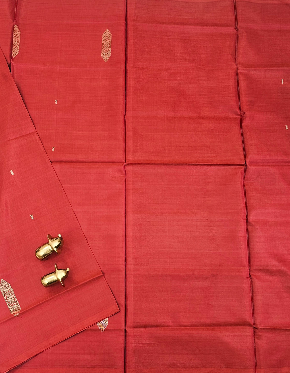 Chinnalampattu Saree - Dark Red Sea Green