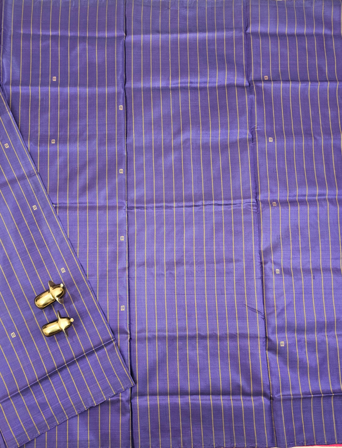 Chinnalampattu Saree - Violet with Pink