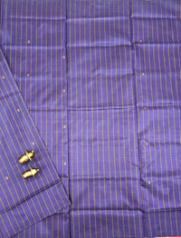 Chinnalampattu Saree - Violet with Pink
