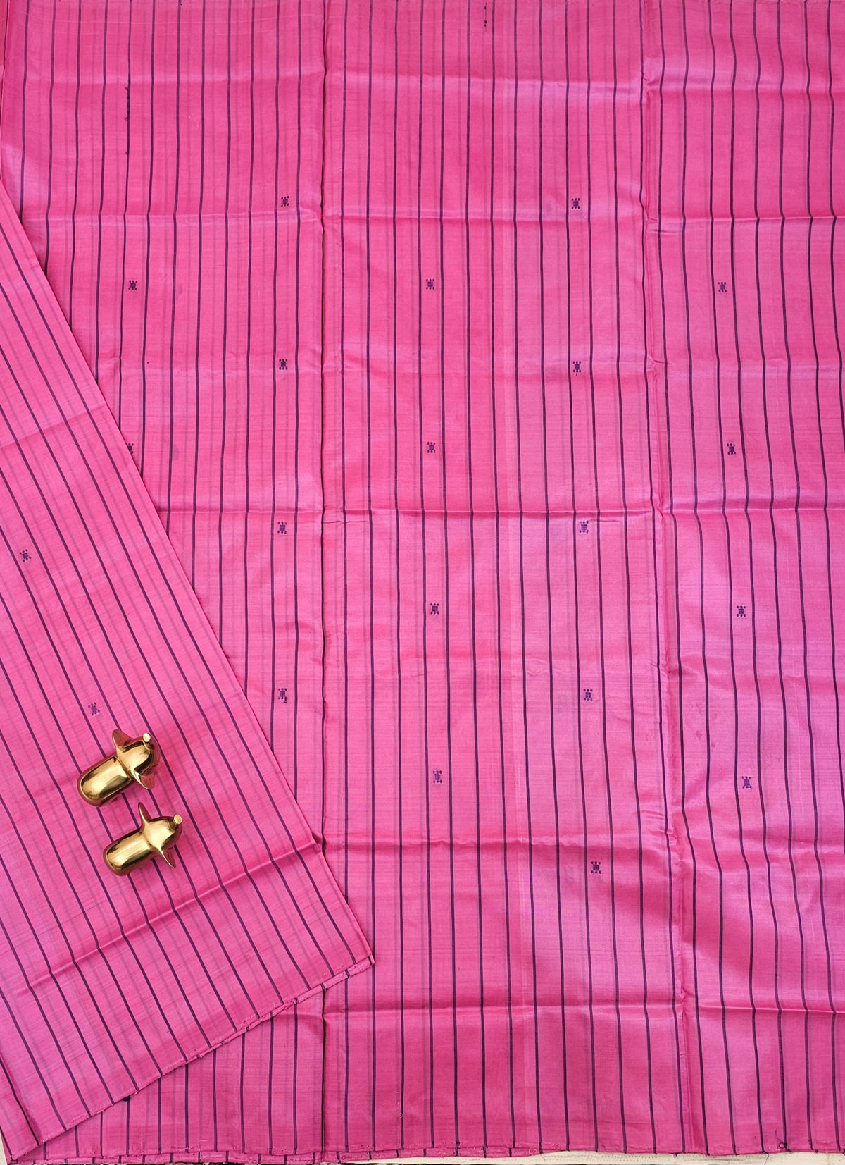 Chinnalampattu Saree - Pink with Grey